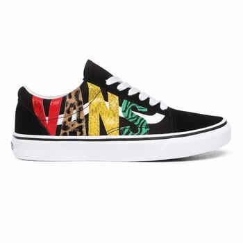 Vans Multi Animal Old Skool - Naisten Tennarit - Monivärinen/Mustat